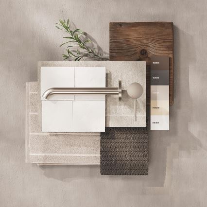 GROHE 19967DC1 - ESSENCE praustuvo maišytuvas dviem angoms, 230 mm, iš nerūdijančio plieno