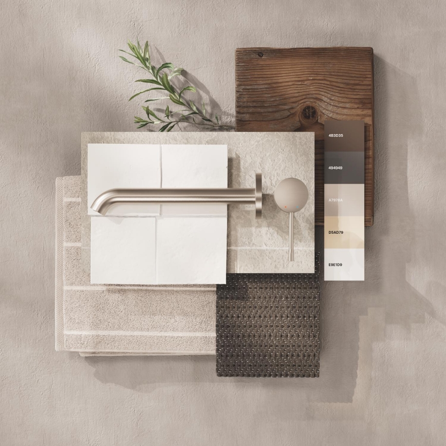 GROHE 19967DC1 - ESSENCE praustuvo maišytuvas dviem angoms, 230 mm, iš nerūdijančio plieno