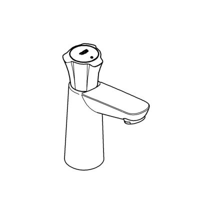 GROHE 20186001 - stacionarus vožtuvas COSTA L, DN 15, blizgus chromas