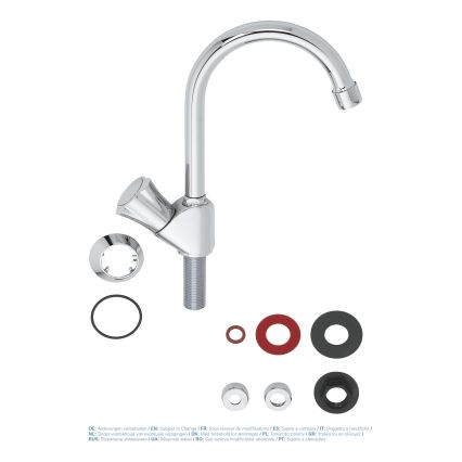 GROHE 20393001 - Stacionarus vožtuvas COSTA L DN 15 blizgus chromas