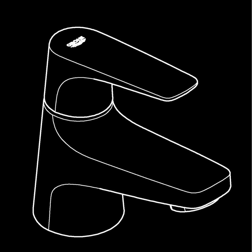 GROHE 20577000 - START FLOW stalviršio montuojamas vožtuvas DN 15, blizgus chromas