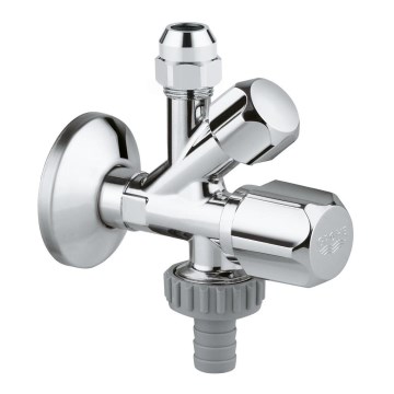 GROHE 22035000 - Kombinuotas kampinis ventilis UNIVERSAL DN 15 blizgus chromas