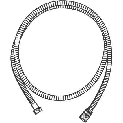 GROHE 22100000 - Dušo žarna VITALIOFLEX METAL LONG-LIFE 1750 mm chromas