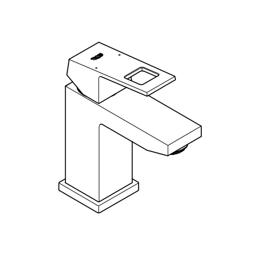 GROHE 2313200E - Praustuvo maišytuvas EUROCUBE dydis S blizgus chromas