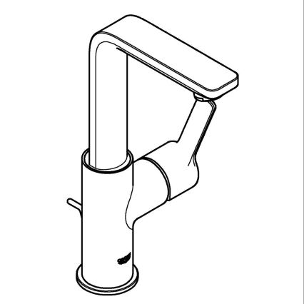 GROHE 23296001 - praustuvo maišytuvas LINEARE, L dydis, blizgus chromas