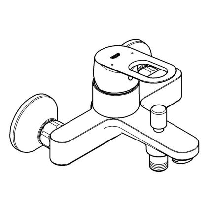 GROHE 23341000 - vonios maišytuvas BAULOOP DN 15 blizgus chromas