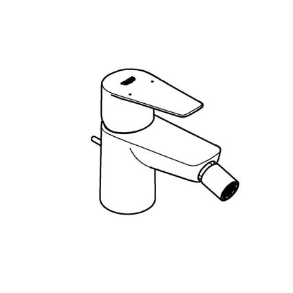 GROHE 23345001 - Bidetinis maišytuvas START EDGE blizgus chromas