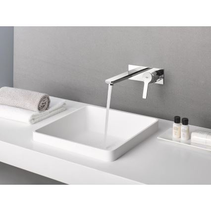 GROHE 23444001 - LINEARE praustuvo dviejų skylių maišytuvas, 207 mm, blizgus chromas
