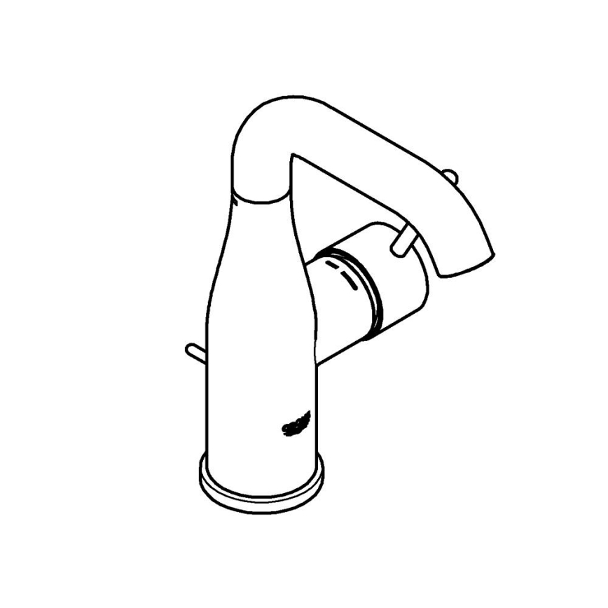 GROHE 23462DL1 - ESSENCE praustuvo maišytuvas, M dydis, bronzinis