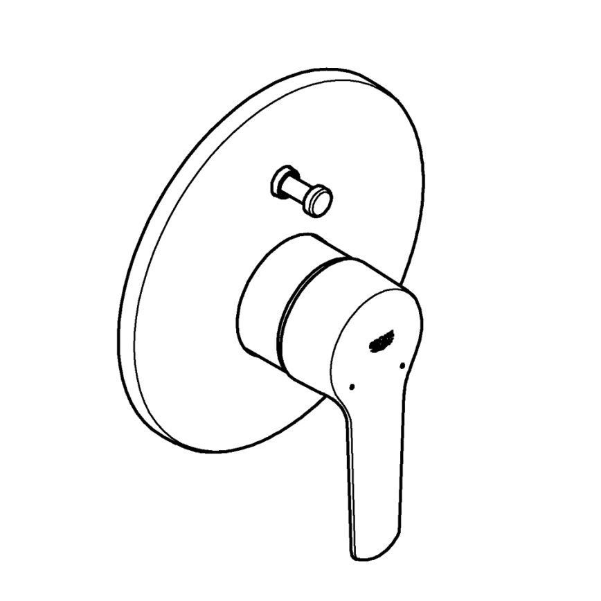 GROHE 23558002 - Vonios maišytuvas START, blizgus chromas