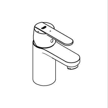 GROHE 23586LS0 - praustuvo maišytuvas GET dydis S baltas