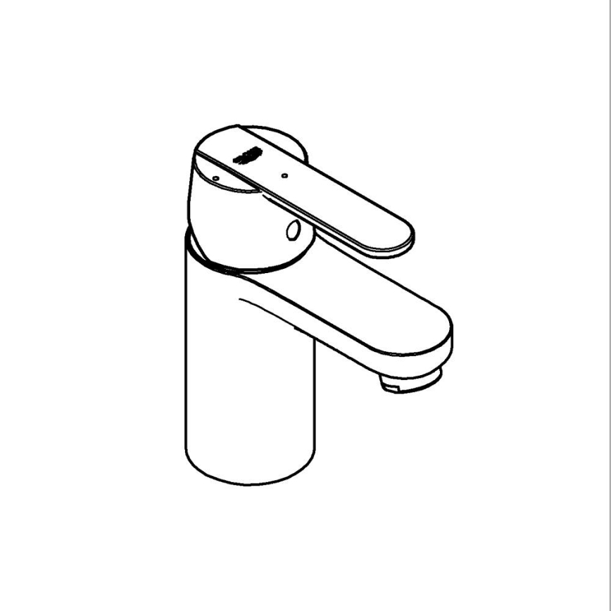 GROHE 23586LS0 - praustuvo maišytuvas GET dydis S baltas