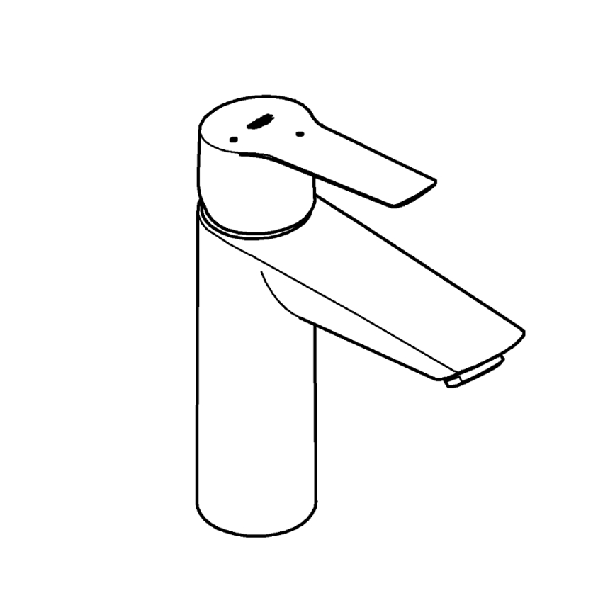 GROHE 23746002 - START praustuvo maišytuvas, M dydis, blizgus chromas