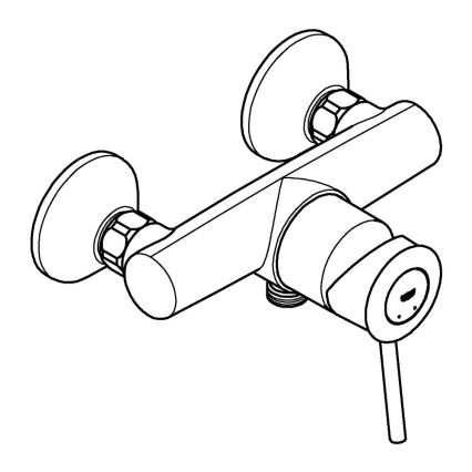 GROHE 23786000 - Dušo maišytuvas START CLASSIC 150 mm blizgus chromas