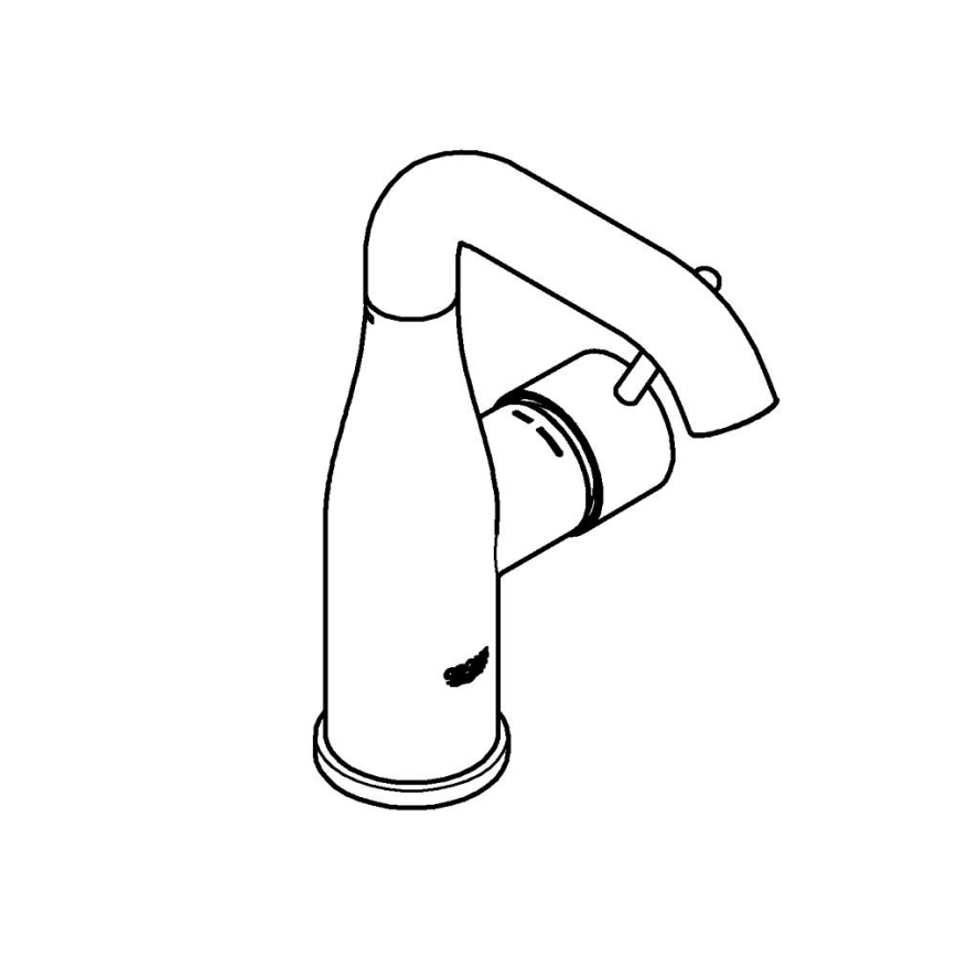 GROHE 23798001 - praustuvo maišytuvas ESSENCE DN 15, dydis M, blizgus chromas