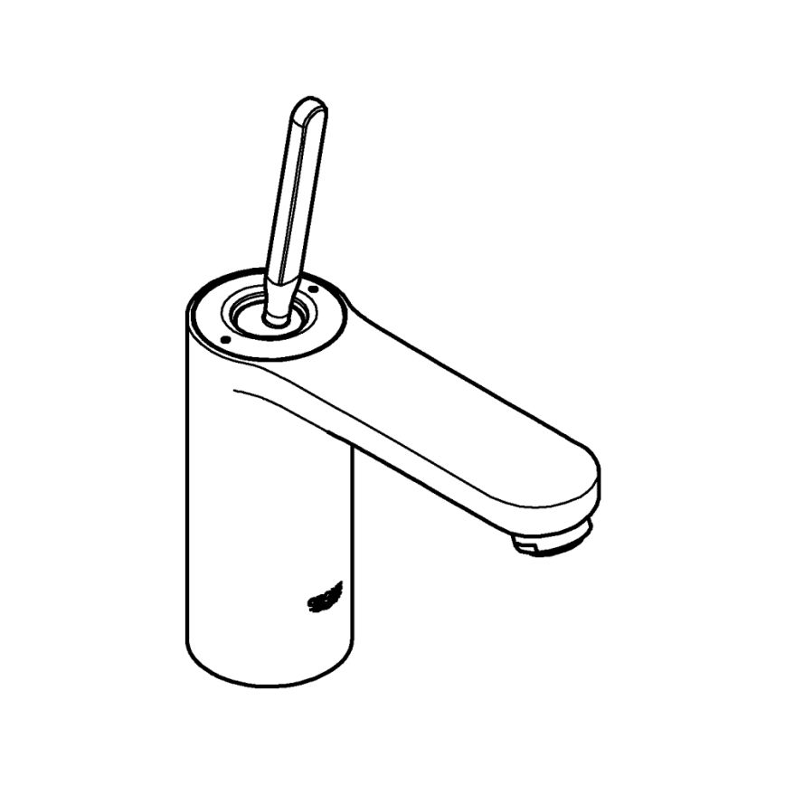 GROHE 23800000 - Praustuvo maišytuvas GET, M dydis, blizgus chromas