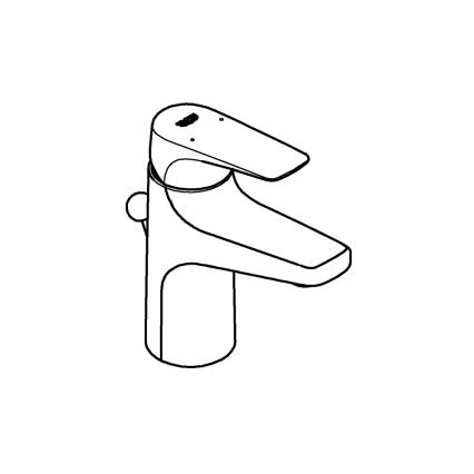 GROHE 23809000 - praustuvo maišytuvas START FLOW DN 15, blizgus chromas