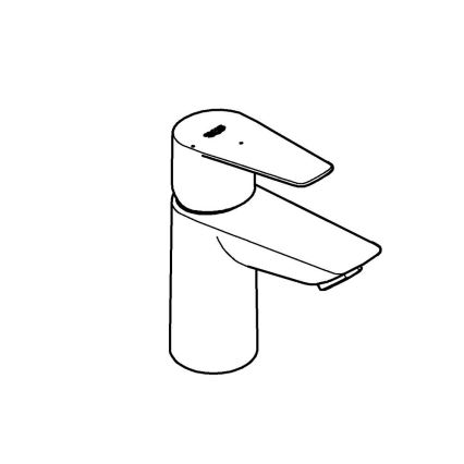 GROHE 23900001 - Praustuvo maišytuvas START EDGE dydis S blizgus chromas