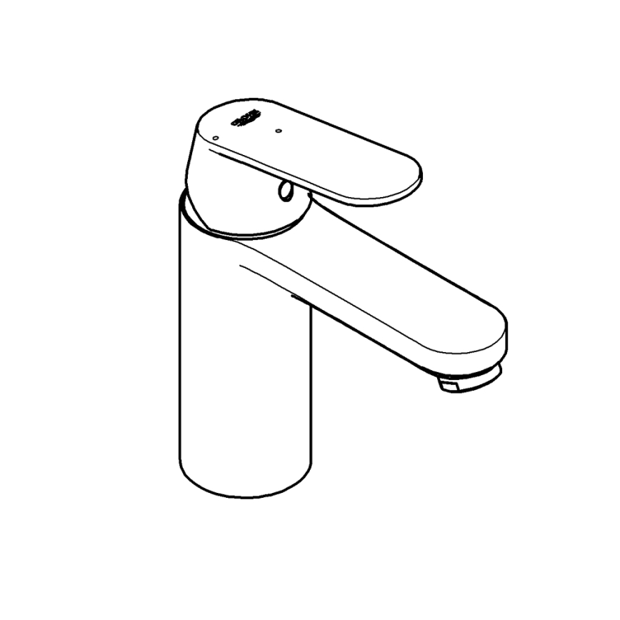 GROHE 23928000 - praustuvo maišytuvas DN 15, dydis M, blizgus chromas