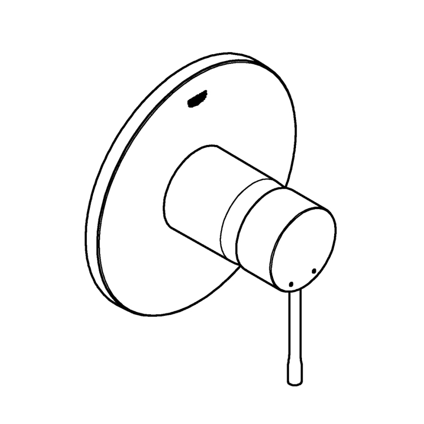 GROHE 24057001 - ESSENCE dušo maišytuvas, blizgus chromas