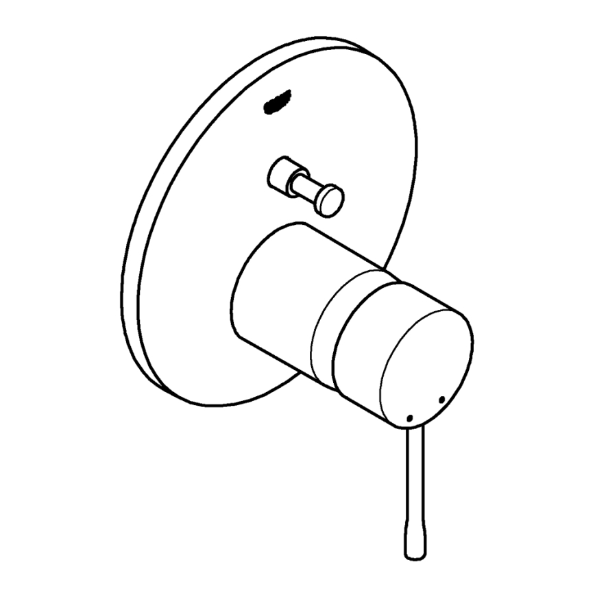 GROHE 24058001 - ESSENCE maišytuvas, blizgus chromas