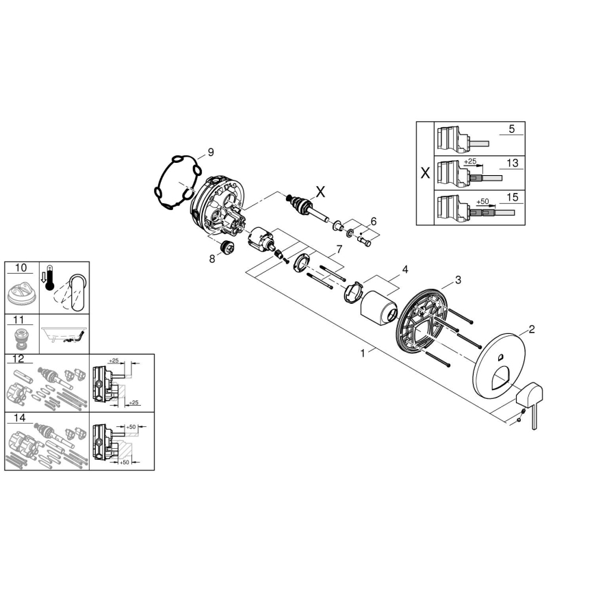 GROHE 24060003 - Maišytuvas PLUS blizgus chromas
