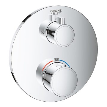 GROHE 24076000 - GROHTHERM termostatinis dušo maišytuvas, blizgus chromas