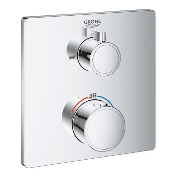 GROHE 24080000 - GROHTHERM termostatinis vonios maišytuvas, blizgus chromas