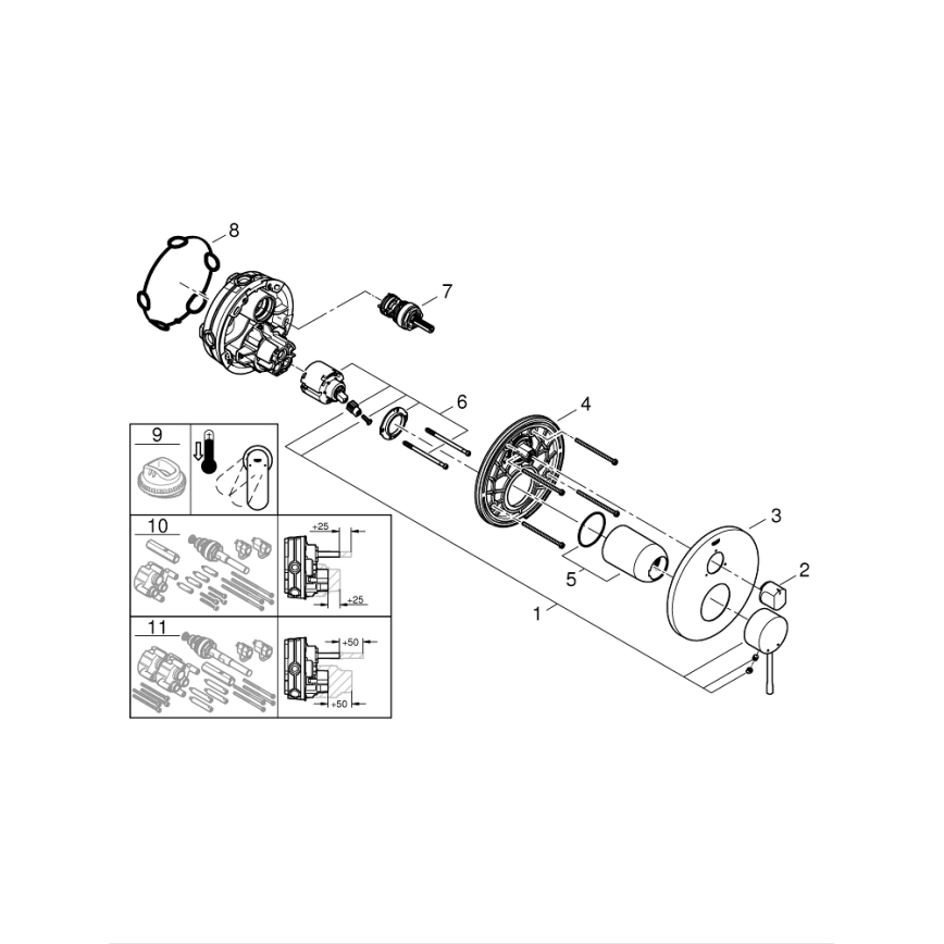 GROHE 24092AL1 - ESSENCE maišytuvas grafito