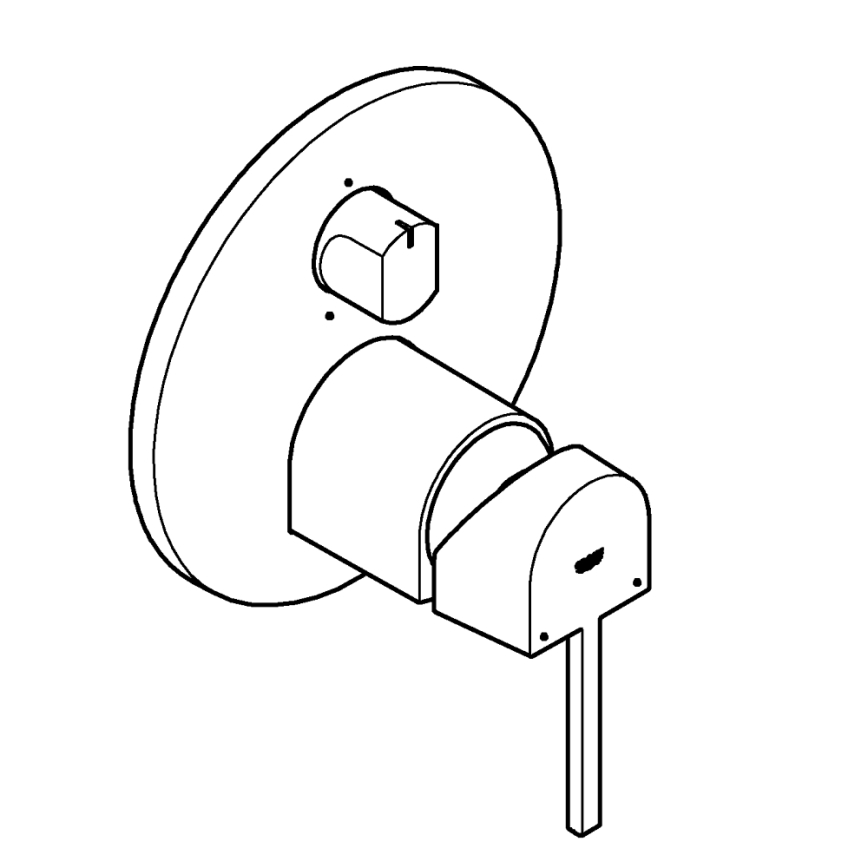 GROHE 24093003 - Maišytuvas PLUS blizgus chromas