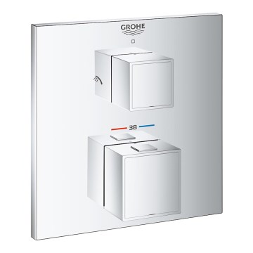 GROHE 24154000 - Termostatinis maišytuvas GROHTHERM CUBE blizgus chromas