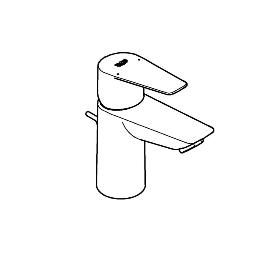 GROHE 24196001 - Praustuvo maišytuvas START, dydis S, blizgus chromas