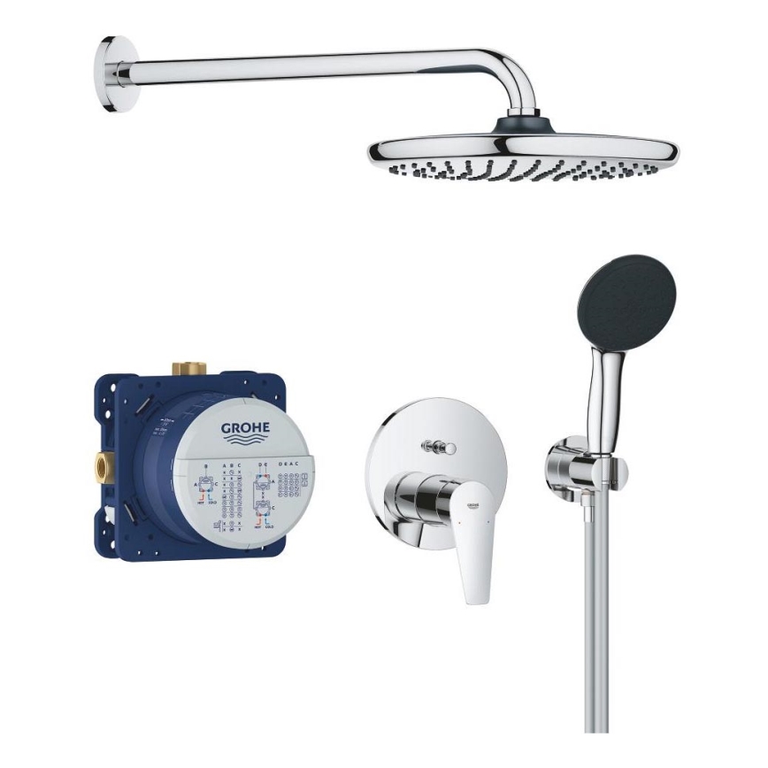 GROHE 25293000 - Dušo komplektas START EDGE 250 mm, blizgus chromas