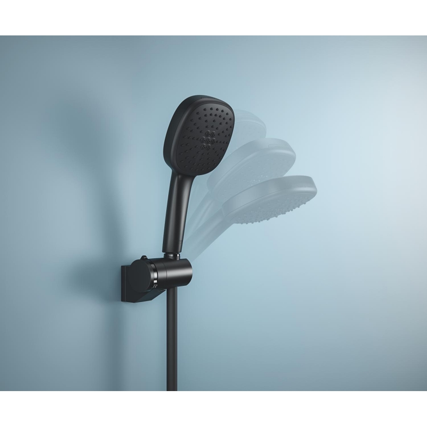 GROHE 261832431 - Sieninis dušo laikiklis VITALIO UNIVERSAL juodas