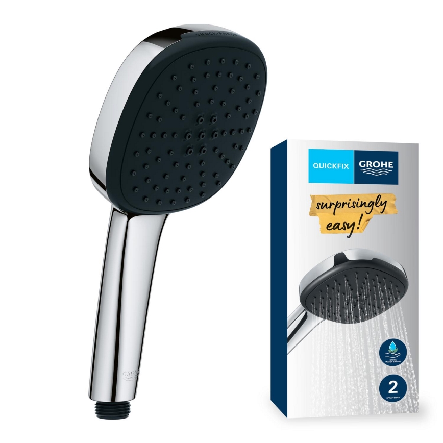 GROHE 26397001 - Rankinė dušo galvutė VITALIO COMFORT 110 110 mm blizgus chromas
