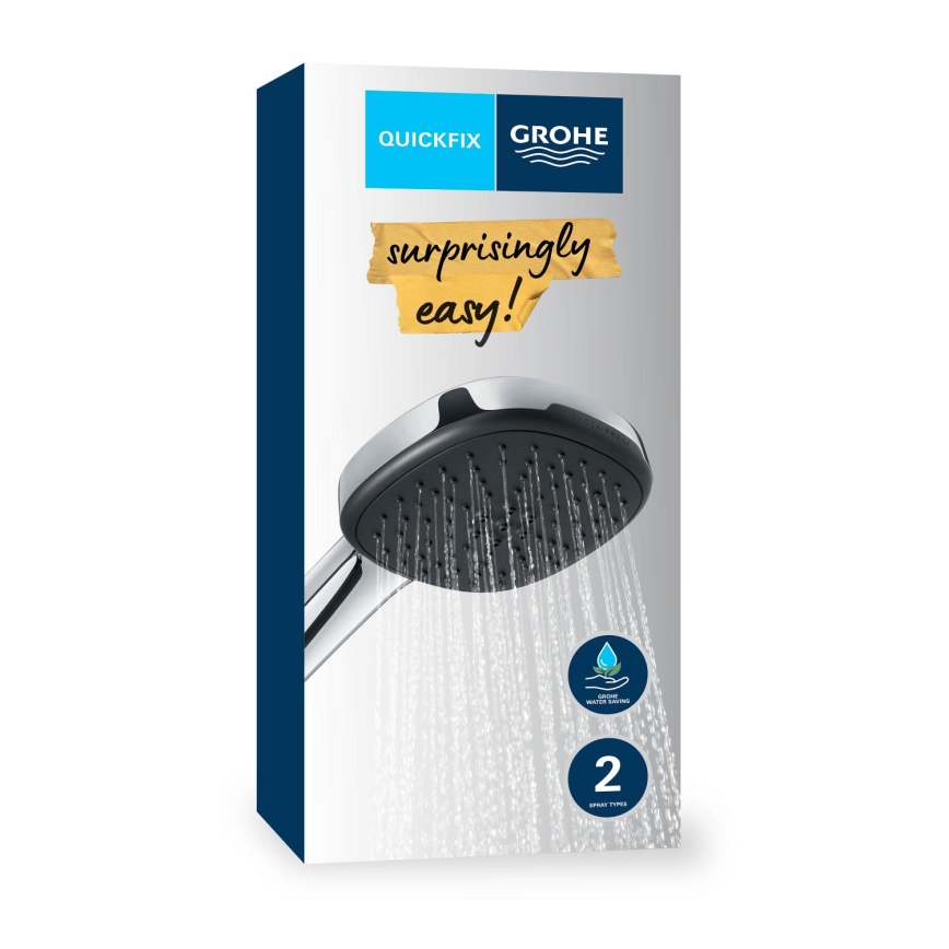 GROHE 26397001 - Rankinė dušo galvutė VITALIO COMFORT 110 110 mm blizgus chromas