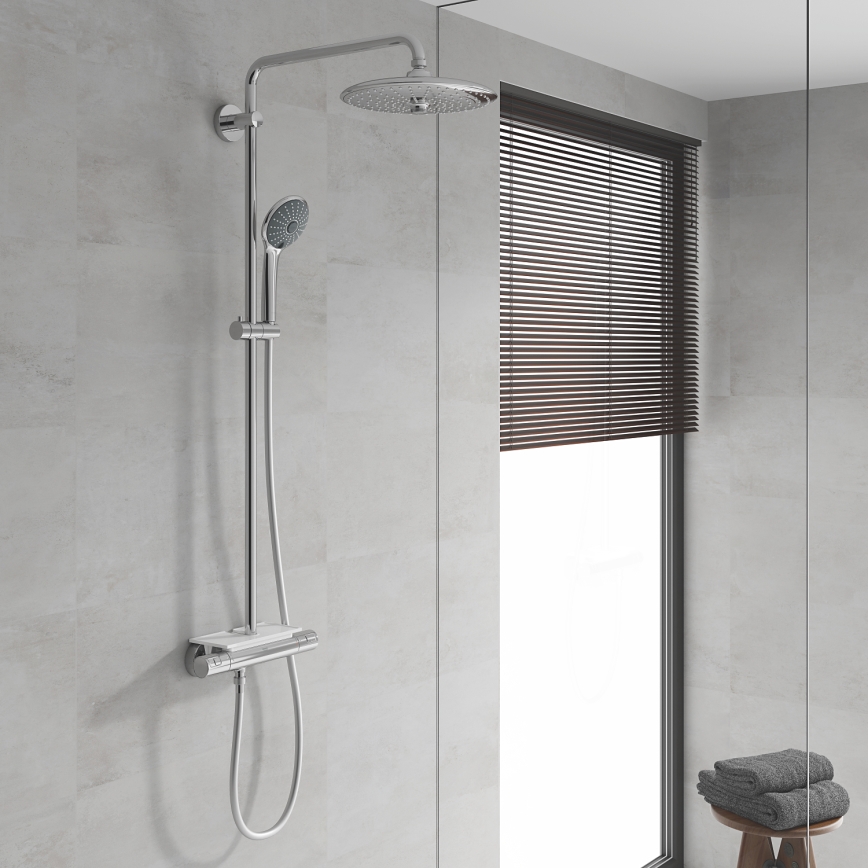 GROHE 26403001 – VITALIO JOY 260 dušo sistema, 450 mm, blizgus chromas
