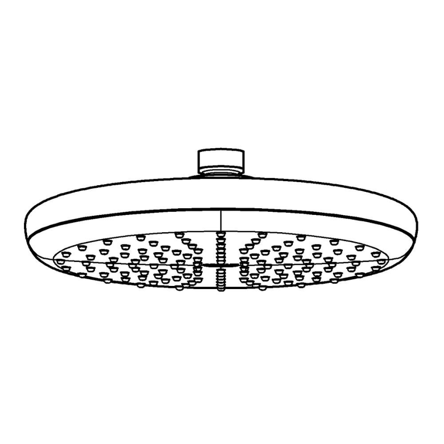 GROHE 26410000 - Viršutinė dušo galva TEMPESTA 210 mm blizgus chromas