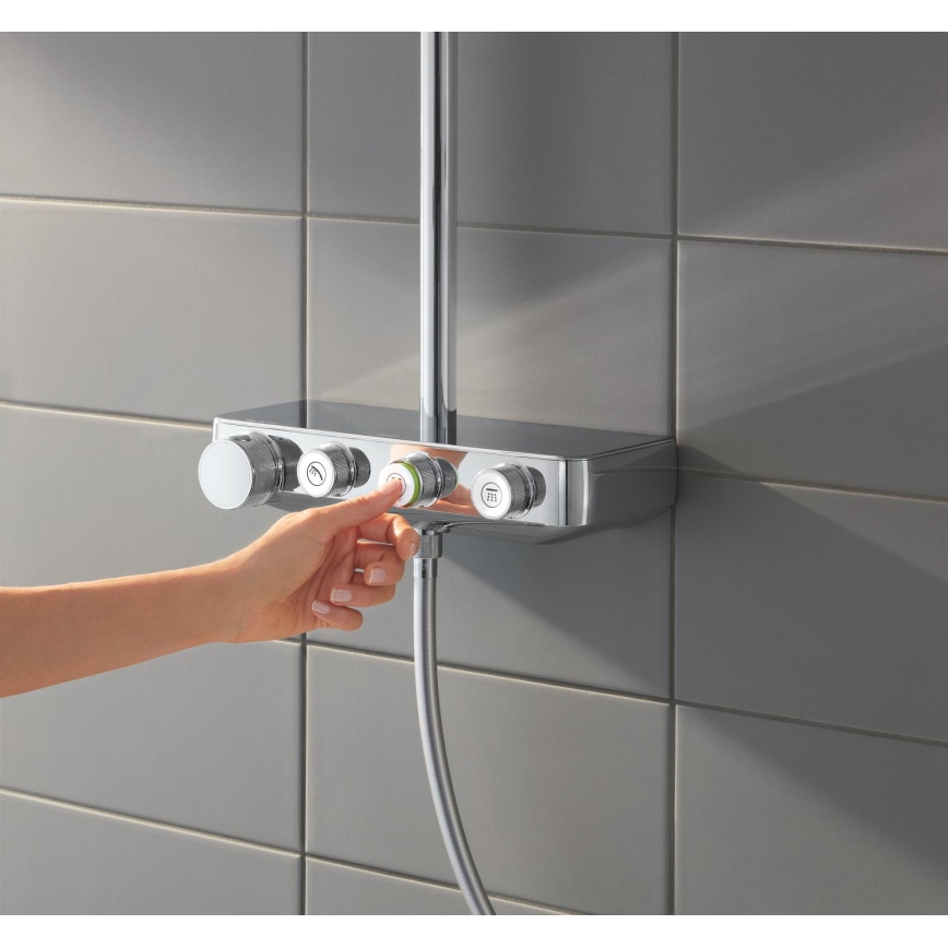 GROHE 26508000 - Dušo sistema EUPHORIA SMARTCONTROL 310 CUBE blizgus chromas