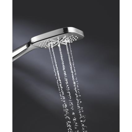 GROHE 26550000 - rankinė dušo galvutė RAINSHOWER SMARTACTIVE 130 CUBE, blizgus chromas