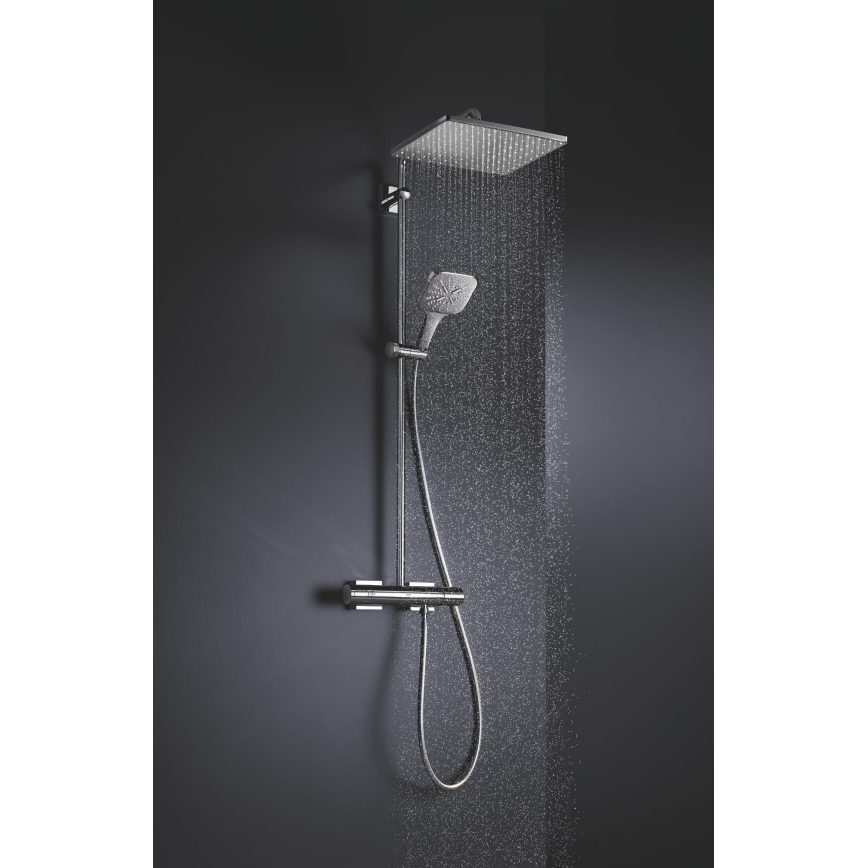 GROHE 26568000 - Viršutinė dušo galvutė RAINSHOWER MONO 310 CUBE 310 × 310 mm chromas