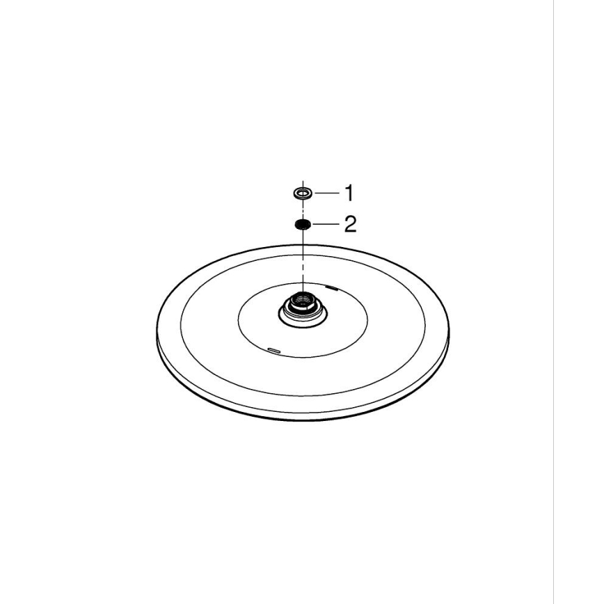 GROHE 26569000 - RAINSHOWER 310 mm viršutinė dušo galvutė, blizgus chromas