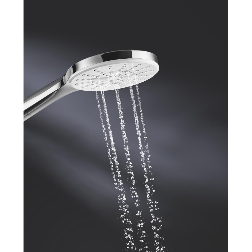 GROHE 26574LS0 - Rankinė dušo galvutė RAINSHOWER SMARTACTIVE 130 mm balta