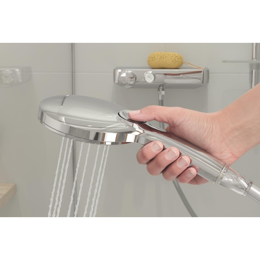 GROHE 26575000 - Dušo komplektas RAINSHOWER SMARTACTIVE 130, 600 mm, blizgus chromas