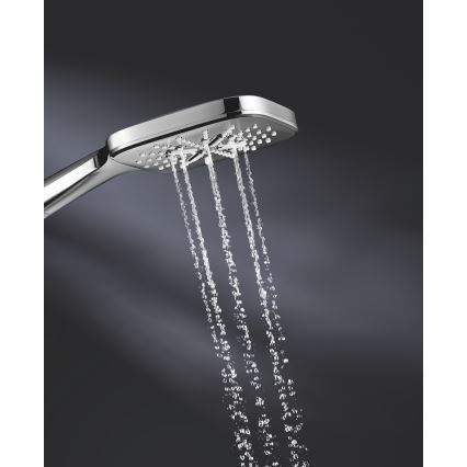 GROHE 26582000 - Rankinė dušo galvutė RAINSHOWER SMARTACTIVE 130 CUBE blizgus chromas