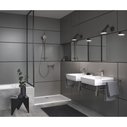 GROHE 26582DC0 - Rankinė dušo galvutė RAINSHOWER SMARTACTIVE 130 CUBE, iš nerūdijančio plieno