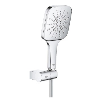GROHE 26588000 - RAINSHOWER SMARTACTIVE 130 CUBE rankinės dušo galvutės rinkinys, blizgus chromas