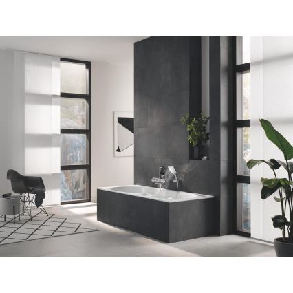 GROHE 26588000 - RAINSHOWER SMARTACTIVE 130 CUBE rankinės dušo galvutės rinkinys, blizgus chromas