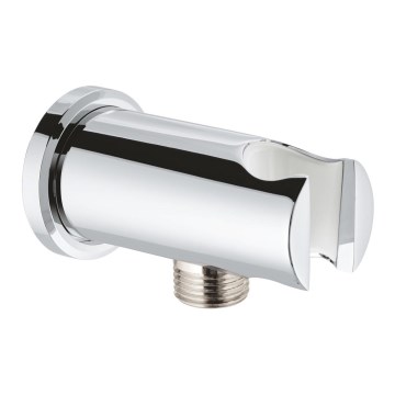 GROHE 26658000 - Sieninė jungtis su integruotu dušo laikikliu O 48 mm chromuota