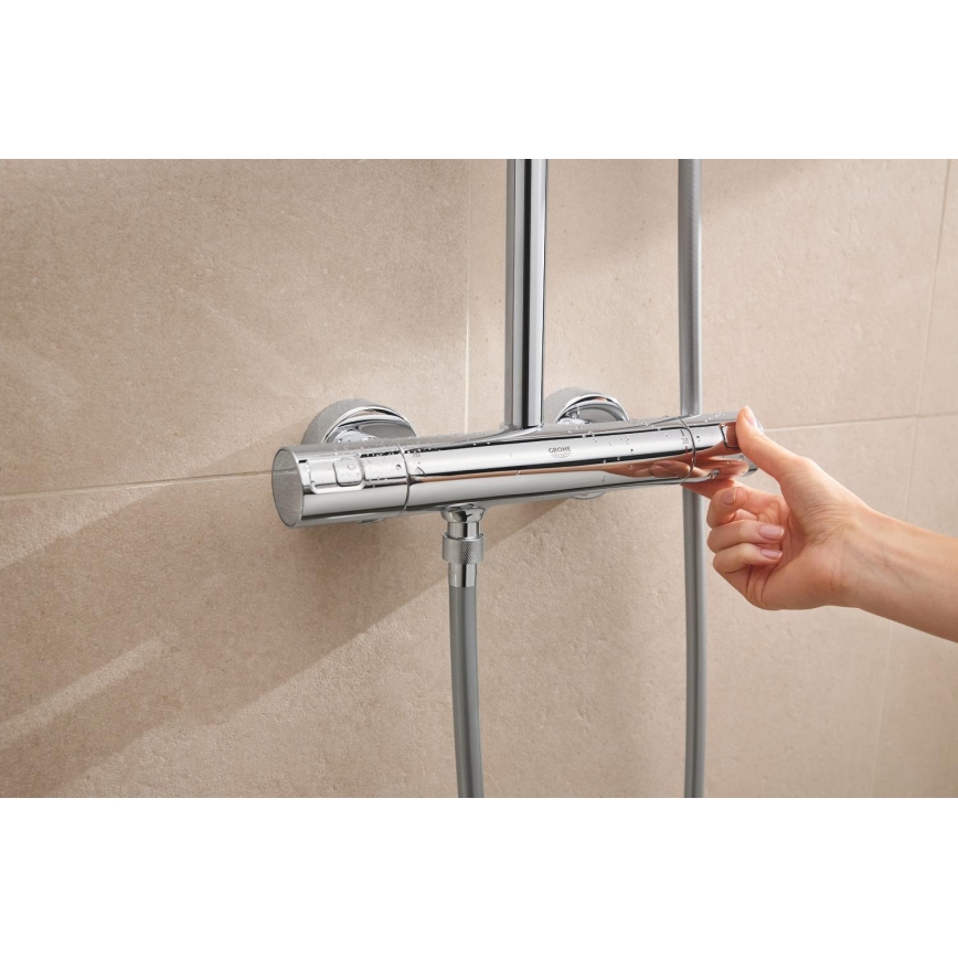 GROHE 26696001 - Dušo sistema VITALIO COMFORT 250 250 × 250 mm blizgus chromas